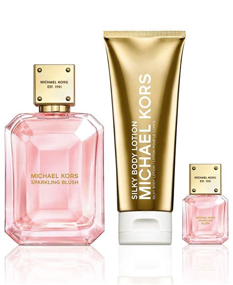 michael kors sparkling blush 3 piece gift set|Michael Kors sparkling blush review.